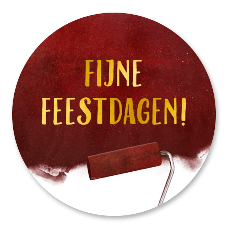 Schilder - fijne feestdagen